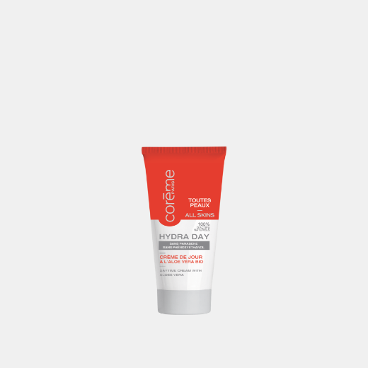 Crème de jour à l'aloe vera bio Coreme Paris